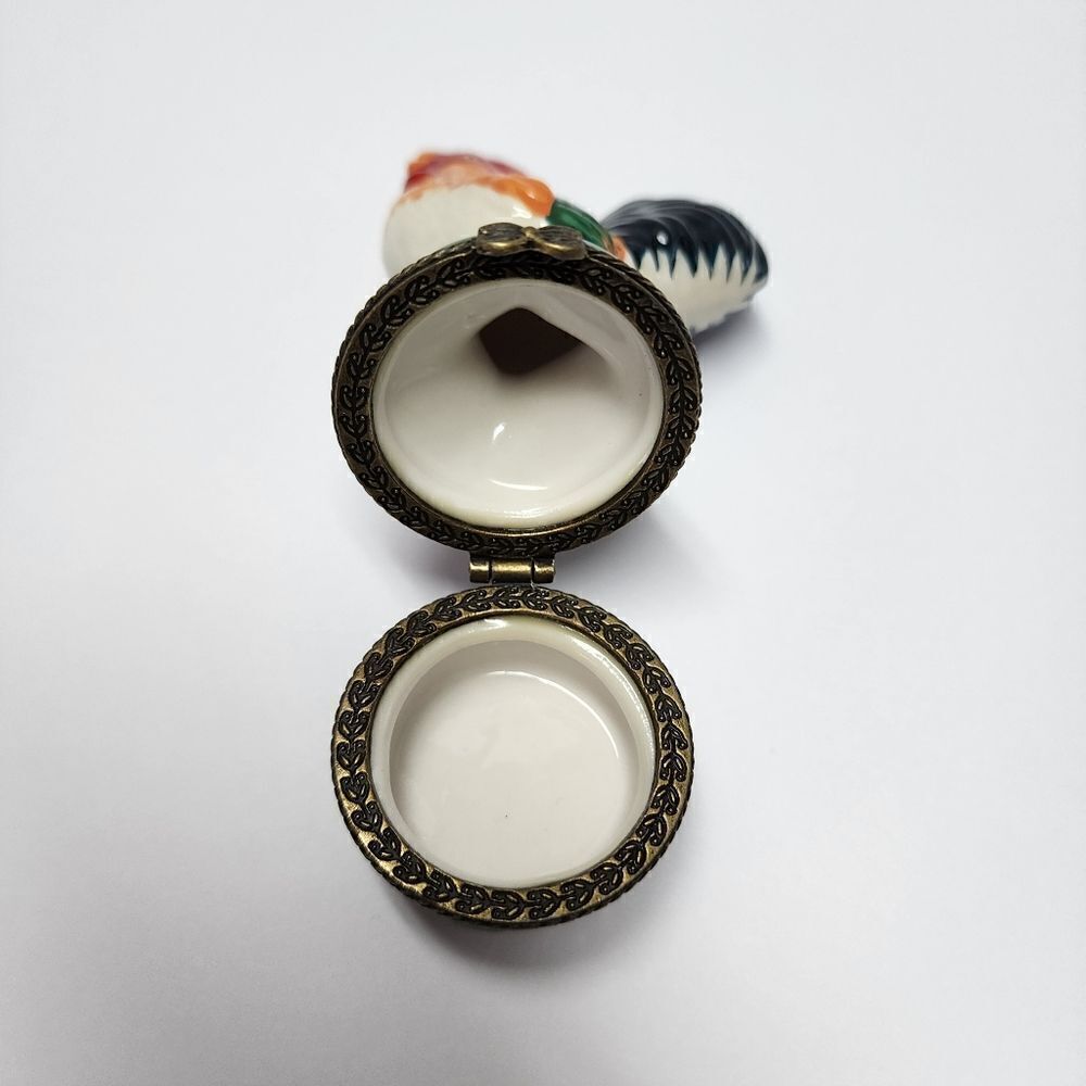 Ceramic Rooster Trinket Box - Picture 6 of 6